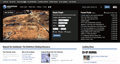 Desktop Screenshot of mountainproject.com
